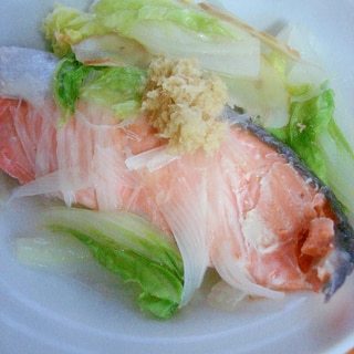 レンジで時短★鮭の白菜蒸し